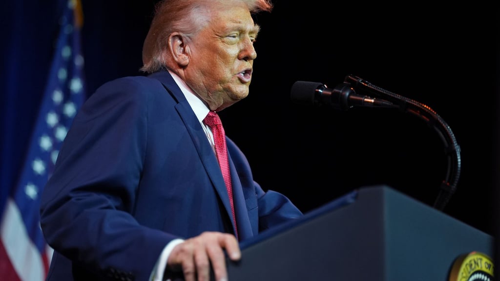 US-Präsident Donald Trump will US-Rüstungs- und Verteidigungsunternehmen erstmal keine Dividendenausschüttungen und Aktienrückkäufe erlauben. (Archivfoto)