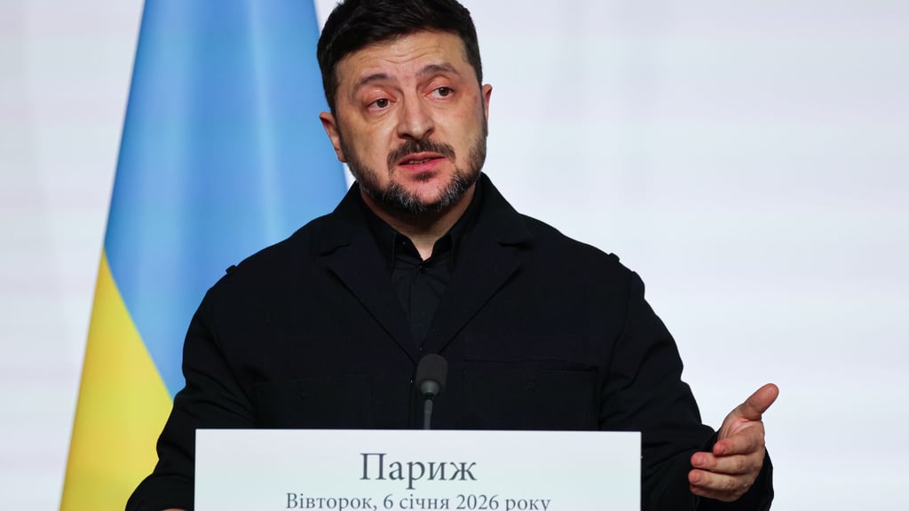 Nach jüngsten Verhandlungen mit US-Vertretern in Frankreich meldet der ukrainische Staatschef Fortschritte. (Archivbild)