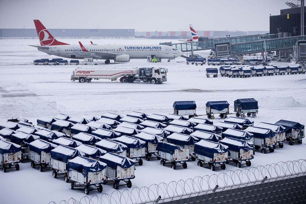 Am Flughafen Hannover fielen am Freitag mehrere Flüge aus.