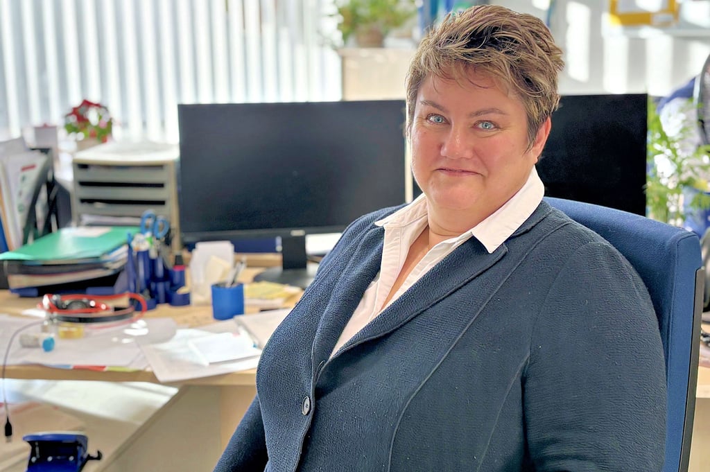 Ines Oguz, Mitarbeiterin der Vergabestelle der Stadtverwaltung Sandersdorf-Brehna, hat so einiges vor. 