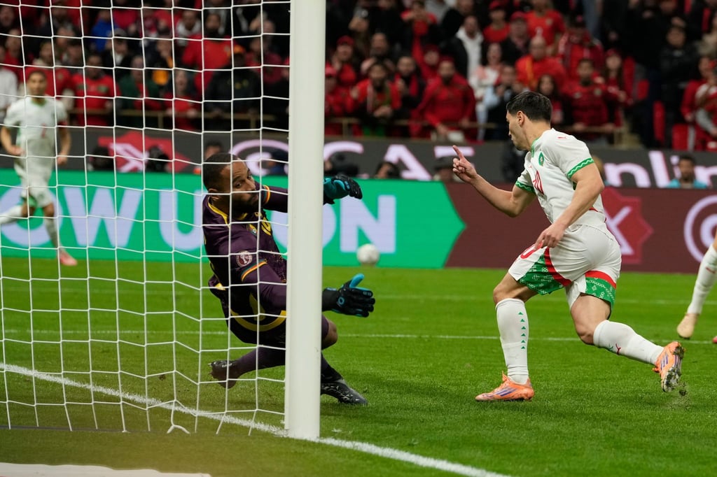 Traf erneut für Marokko: Brahim Díaz (r).