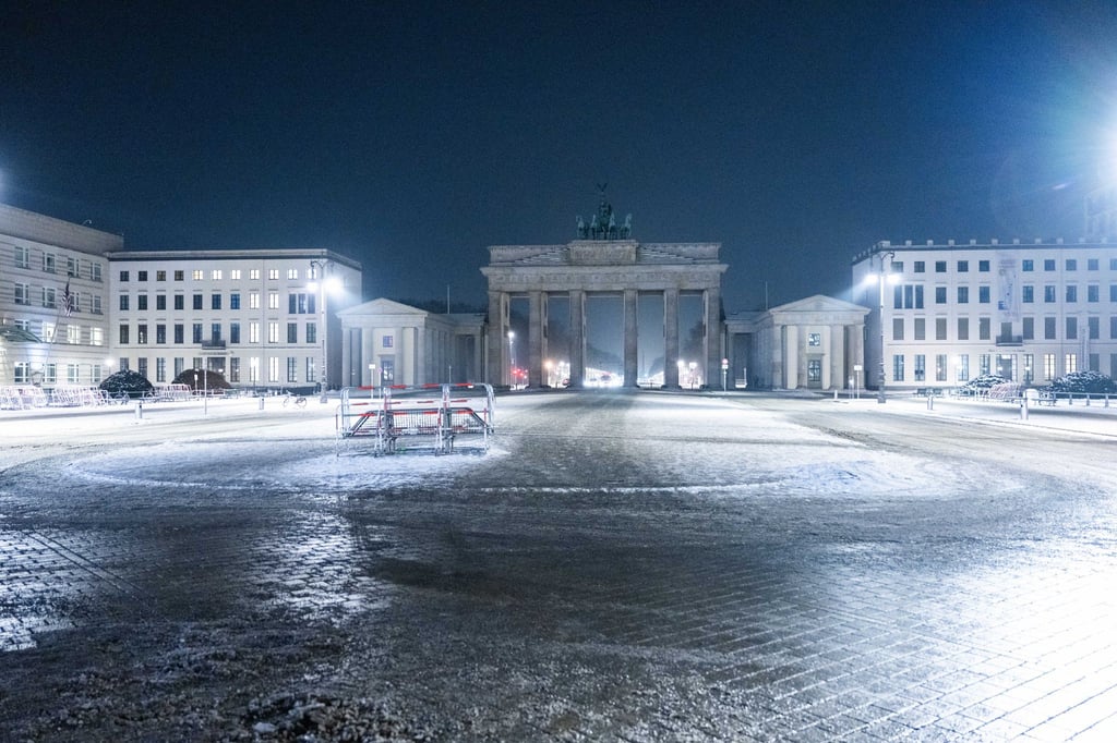 Reichlich Schneefall wurde zunächst für Berlin vorhergesagt.