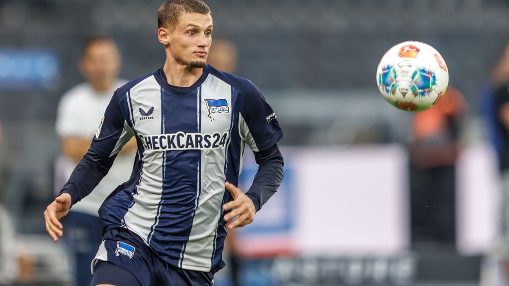 Michael Cuisance erzielte das Führungstor für Hertha im Test gegen Lüttich. (Archivbild)