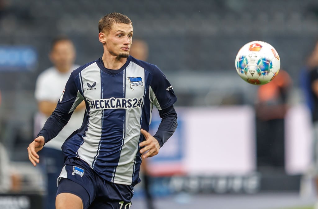 Michael Cuisance erzielte das Führungstor für Hertha im Test gegen Lüttich. (Archivbild)