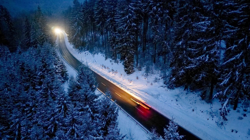 In Sachsen ist mit kräftigen Schneefällen zu rechnen.