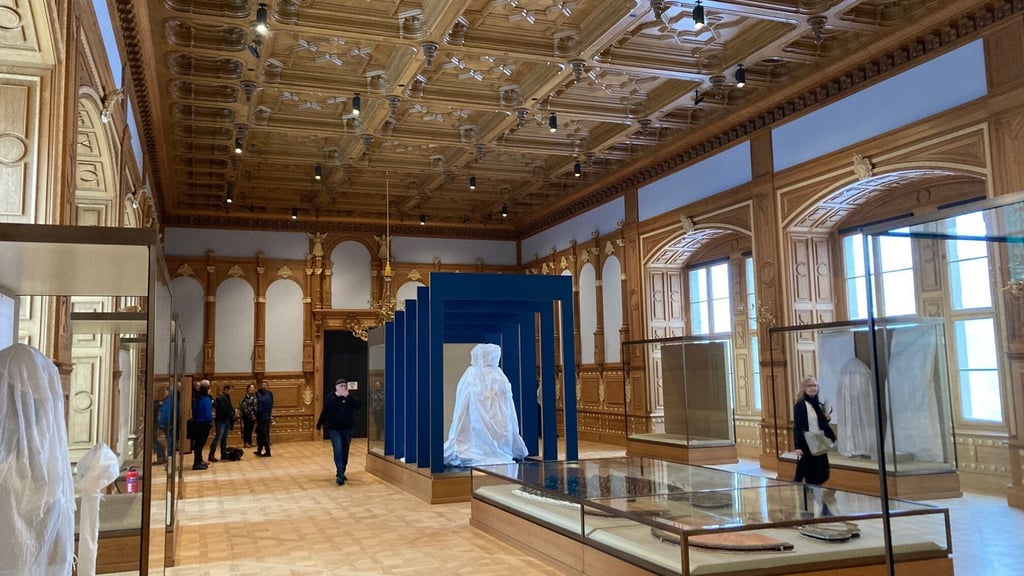 Der prächtige Saal im Dresdner Schloss ist bald wieder offen für Besucher.