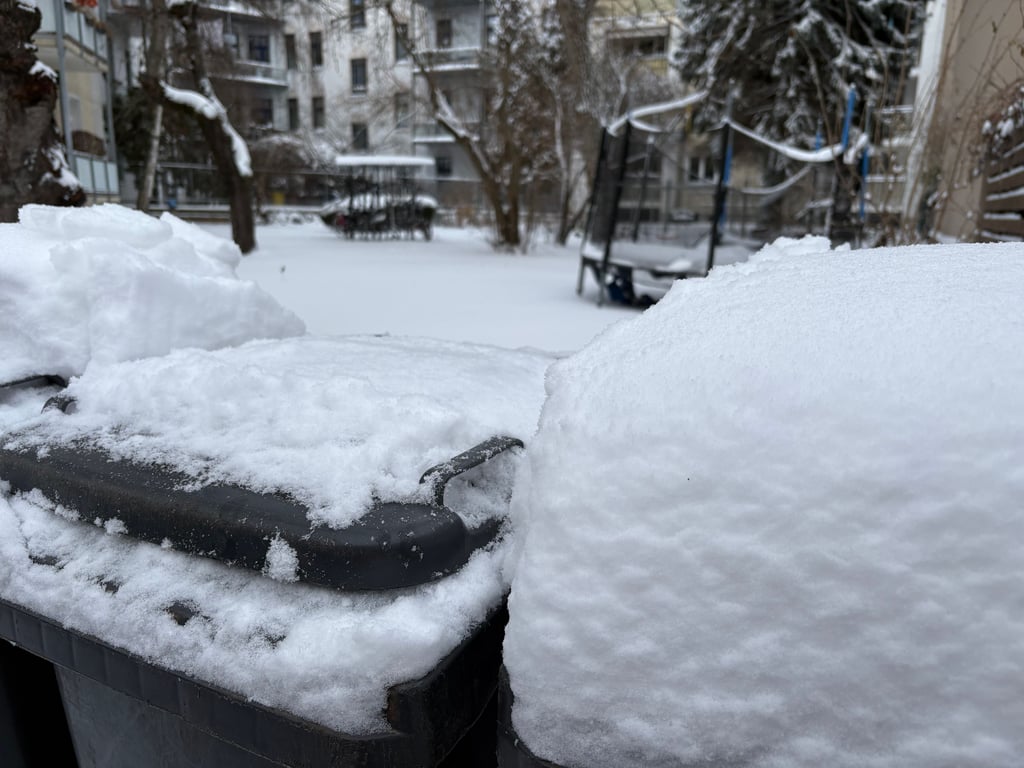 Angesichts vereister Mülltonnen kommt es nun auf starke Hausbewohner an im Jerichower Land.