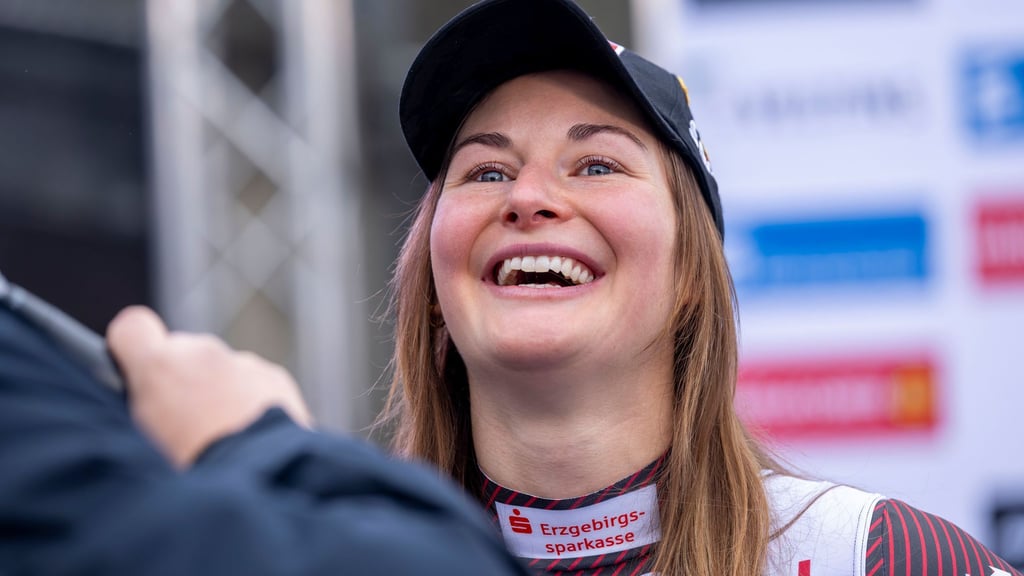 Julia Taubitz schafft es in Winterberg auf das Podest