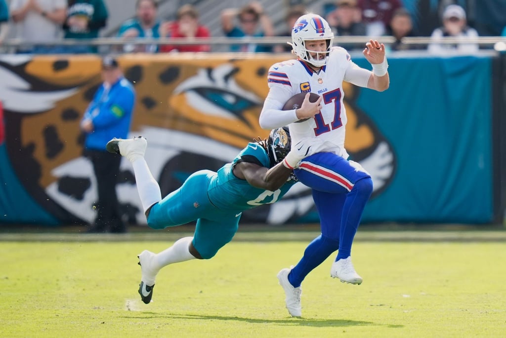 Josh Allen führte die Bills zum ersten Auswärtssieg in den Playoffs seit 1992.
