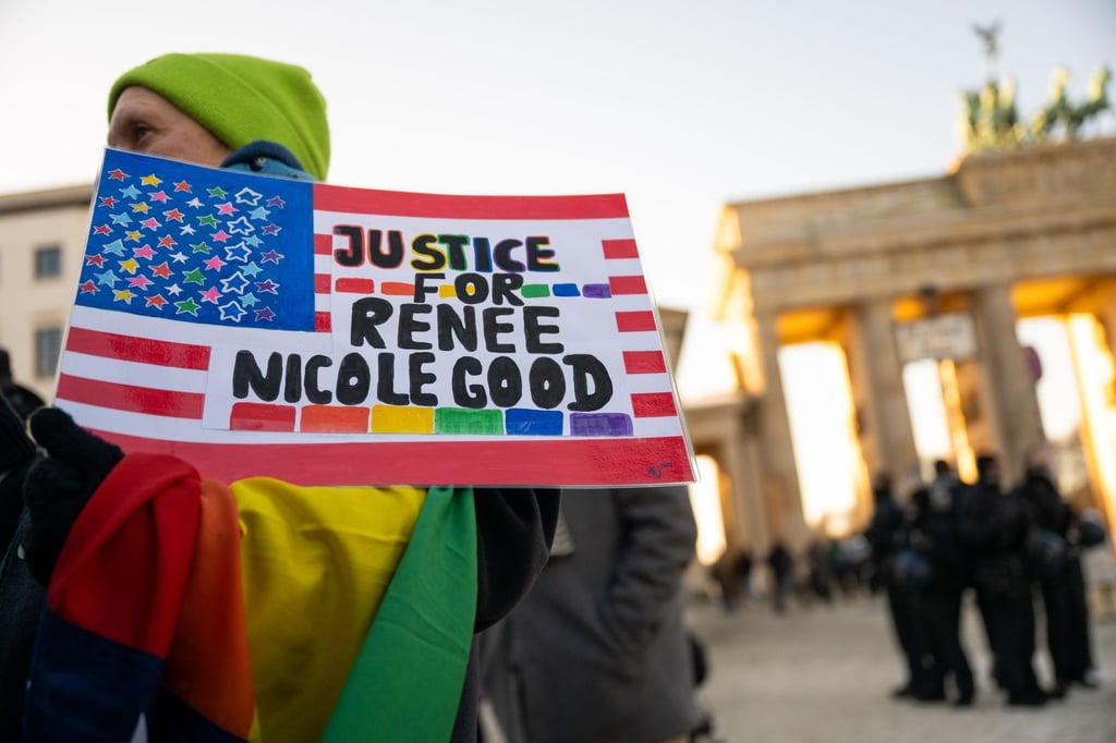Mit einer Mahnwache in Berlin wird an Renee Nicole Good erinnert.