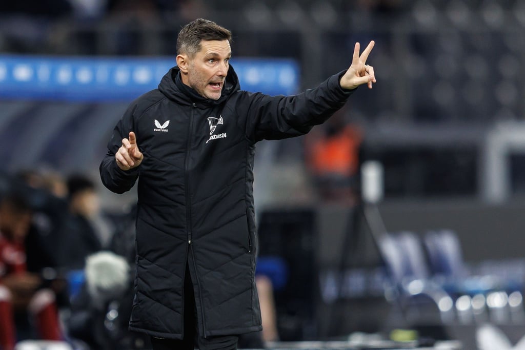 Hertha-Coach Leitl ist nach dem Trainingslager an der Algarve optimistisch. (Archivbild)