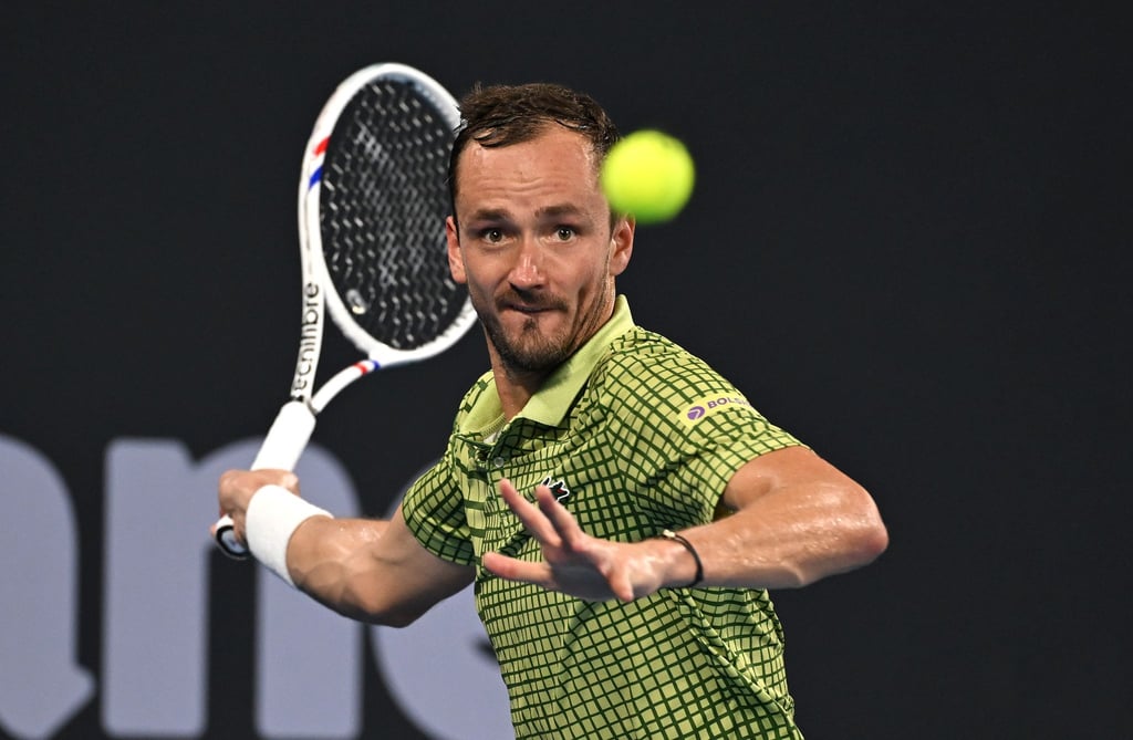 Der Russe Daniil Medwedew kommt mit viel Selbstvertrauen nach Melbourne.