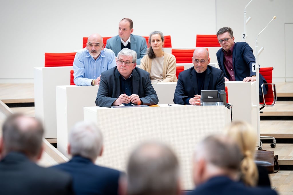 Die Reihen der BSW-Fraktion waren bei der Sondersitzung am Freitag schon stark ausgedünnt. (Archivbild)