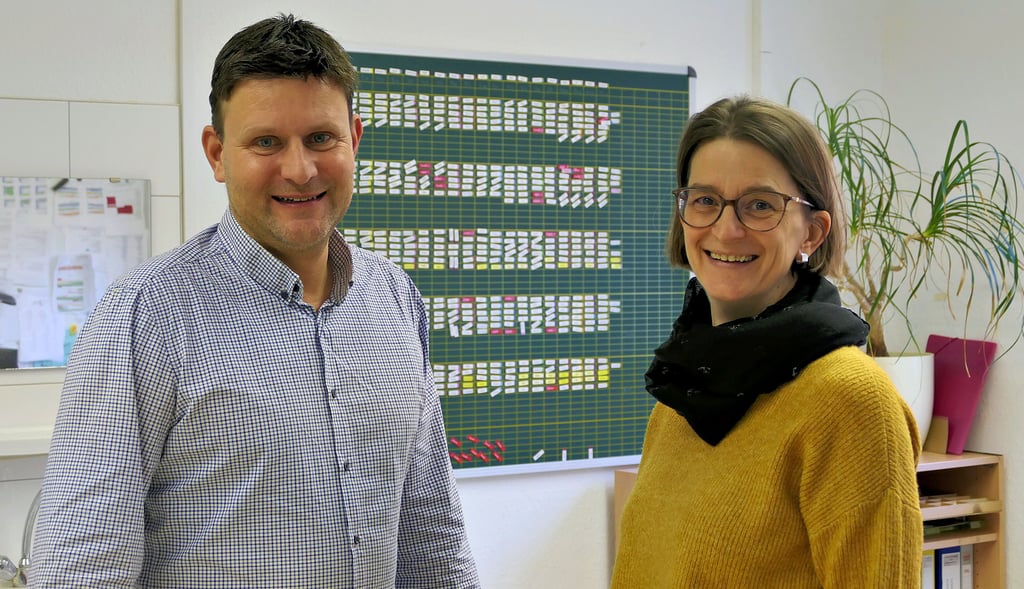 Den Stundenplan zu füllen, ist für Ulf Torbohm und Gabriele Längricht schwierig. Deshalb sind sie ihrem Kollegium für die Mehrstunden dankbar. 