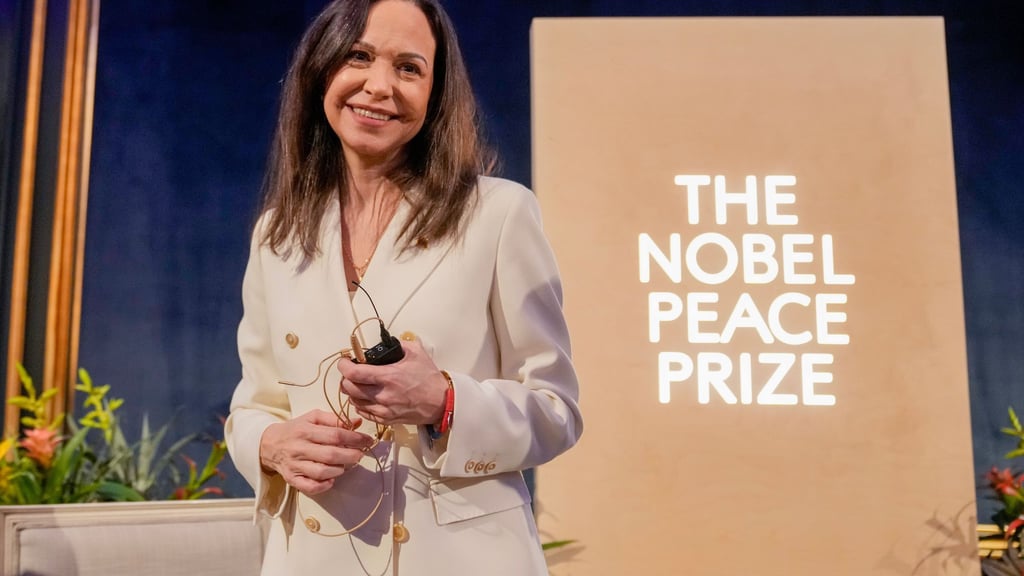 Machado hatte ihren Nobelpreis Trump gewidmet. (Archivbild)