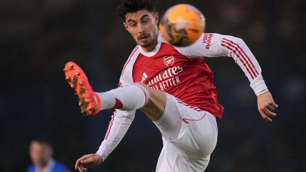 Kai Havertz gab nach langer Verletzungspause sein Comeback für den FC Arsenal.