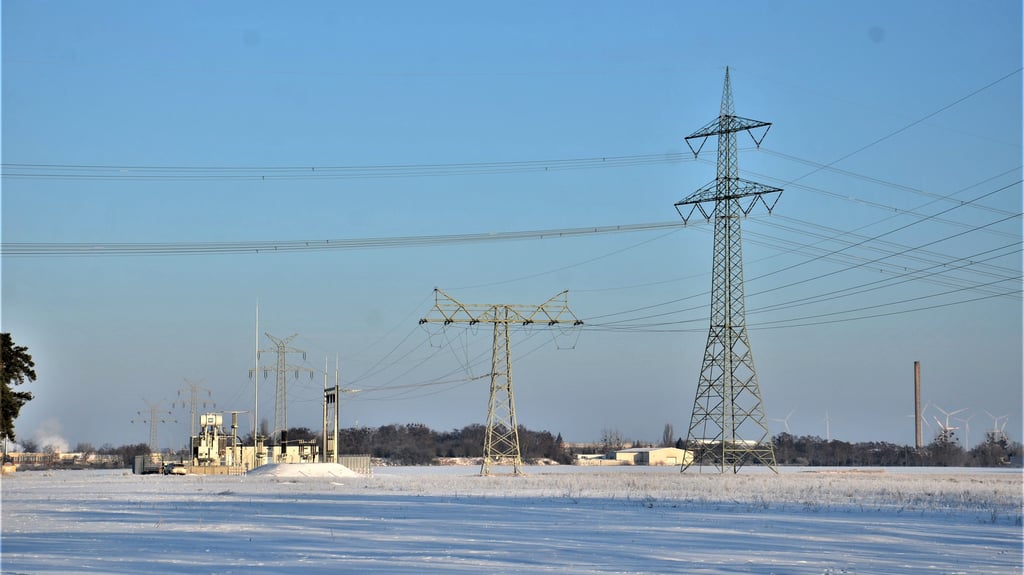 Zwischen Bias und Zerbst kreuzen sich nicht nur Hoch- und Mittelspannungsleitungen, auch neue Umspannwerke sind in Folge des Ausbaus erneuerbarer Energien entstanden.  Stellt sich die Frage: Wie viel zusätzlichen grünen Strom können  die Leitungen noch aufnehmen?