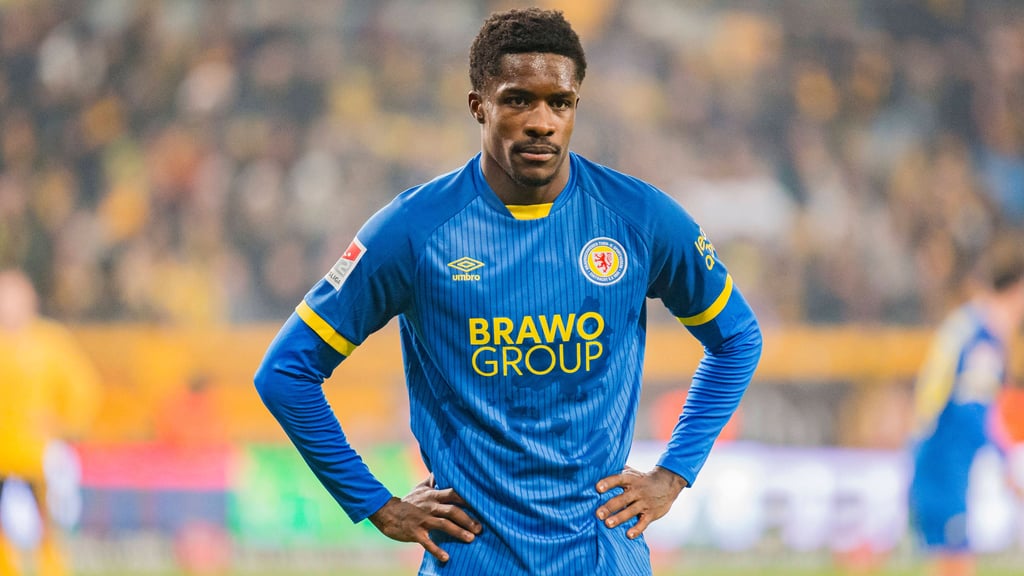 Chrisitan Conteh gehört zu den Stammspielern bei Eintracht Braunschweig.