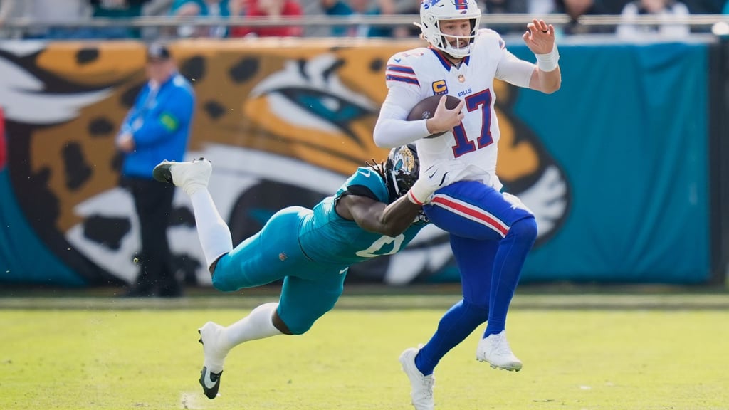 Josh Allen führte die Bills zum ersten Auswärtssieg in den Playoffs seit 1992.