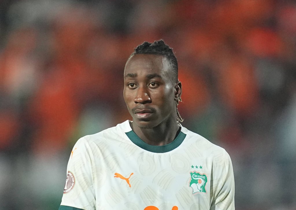 Yan Diomande beim Afrika Cup.