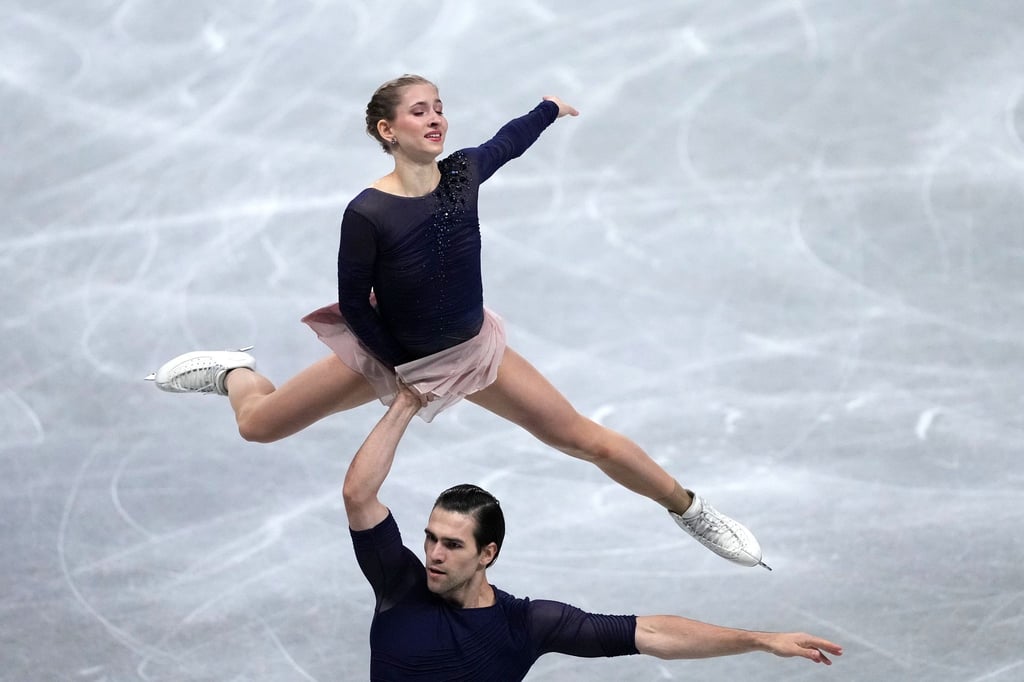 Minerva Hase (o) und Nikita Volodin sind bei der EM Goldfavorit. (Archivbild)