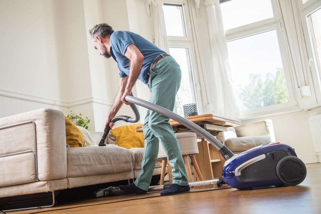 Wohn- und Esszimmer, Küche, Bad und Flur stehen bei einem schnellen Hausputz im Fokus.