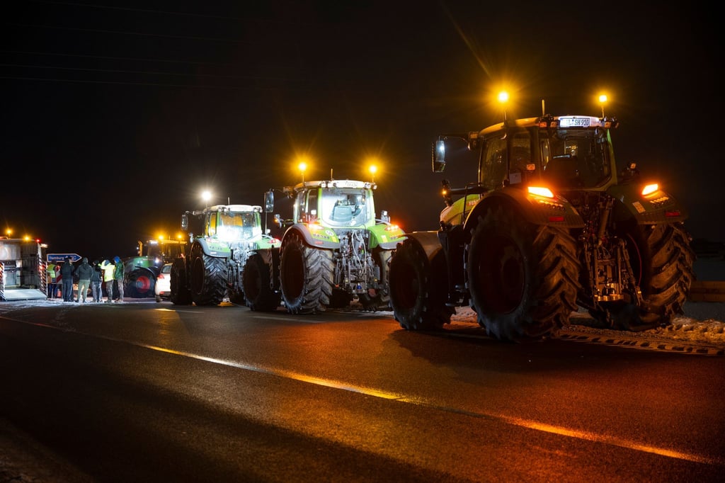 Der Landkreis hatte die geplanten Proteste der Bauern verboten. (Archivbild)