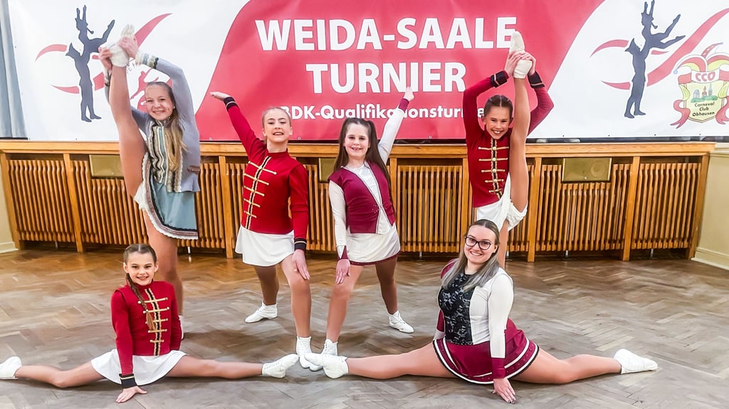 Gastgeber in Formation: Obhausen und Merseburg-Meuschau stimmen sich auf die Premiere des Weida-Saale-Turniers ein. 