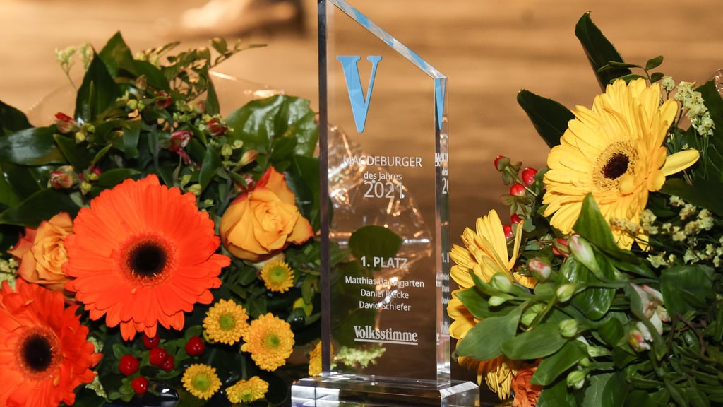 Auf der Gala für die Magdeburger des Jahres werden traditionell die Pokale verliehen.