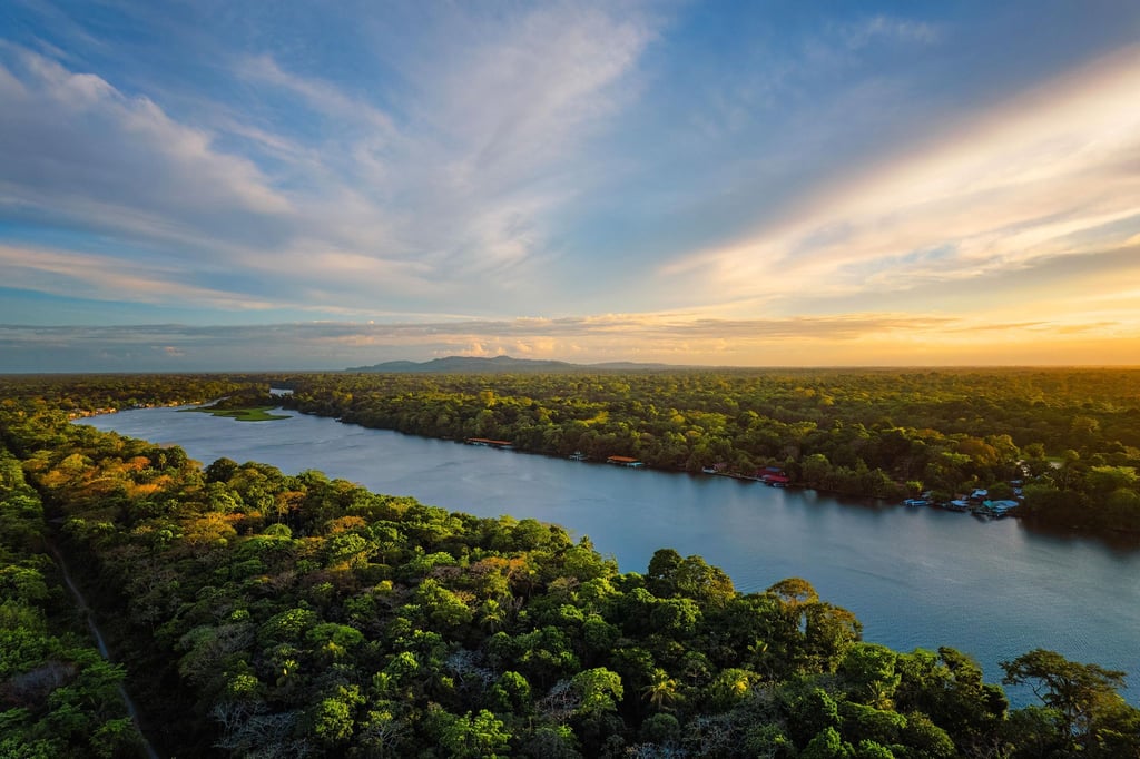 Fluss im Dschungel: Der Tortuguero-Nationalpark wird von einem riesigen Netz aus Wasserwegen durchzogen.