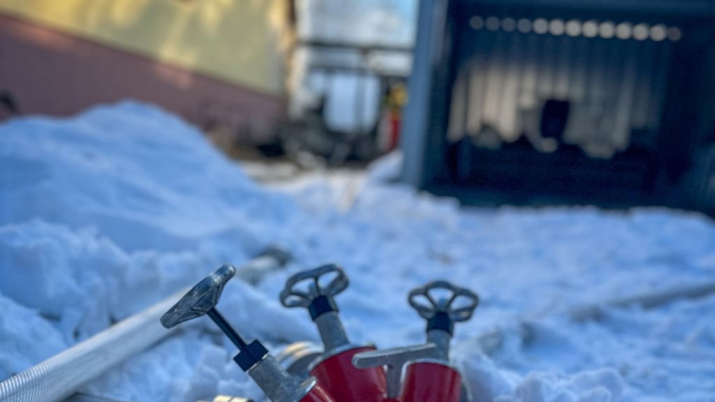 In der Wolfener Jahnstraße ist am Sonntag eine Sommerküche ausgebrannt. 