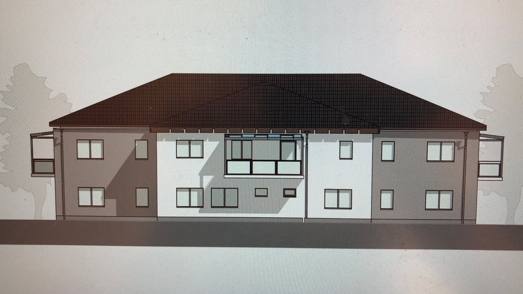 Der Neubau in der Sophienstraße in Allstedt - hier noch im Plan - ist inzwischen fertig und komplett vermietet.