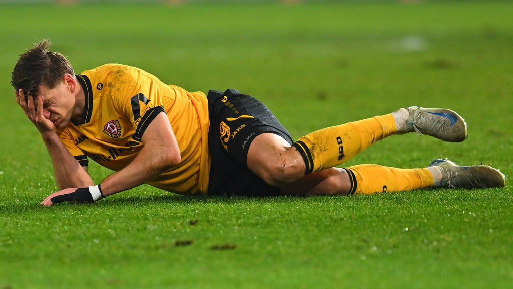 Alexander Rossipal und Co. von Dynamo Dresden mussten in der Hinrunde viel leiden.