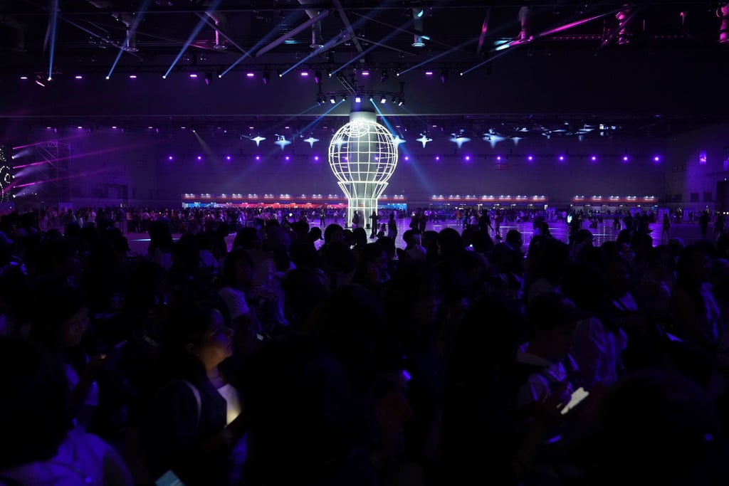 Die Erkennungsfarbe der K-Pop-Band: Lila. (Archiv)