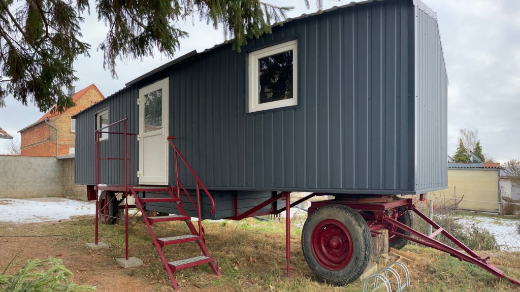Warnstedts Jugend hat nun ein Zuhause im hergerichteten Bauwagen. 