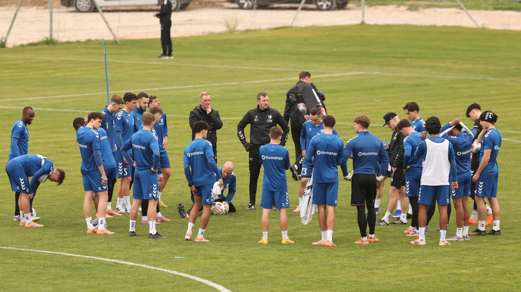 Haben sich für die kommenden Wochen viel vorgenommen: Die Akteure des 1. FC Magdeburg.