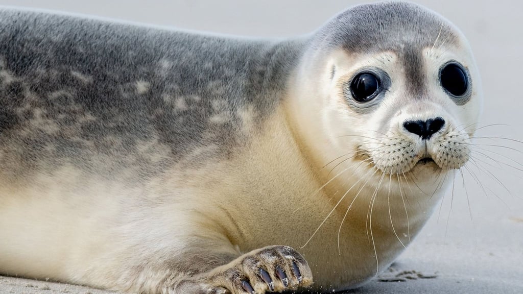 Eine Robbe lag im Landkreis Cuxhaven plötzlich auf einer Straße und wurde bei einem Unfall tödlich verletzt. (Symbolbild)