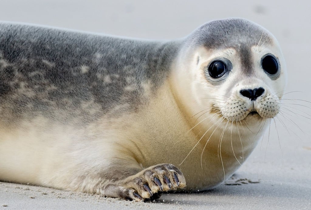 Eine Robbe lag im Landkreis Cuxhaven plötzlich auf einer Straße und wurde bei einem Unfall tödlich verletzt. (Symbolbild)