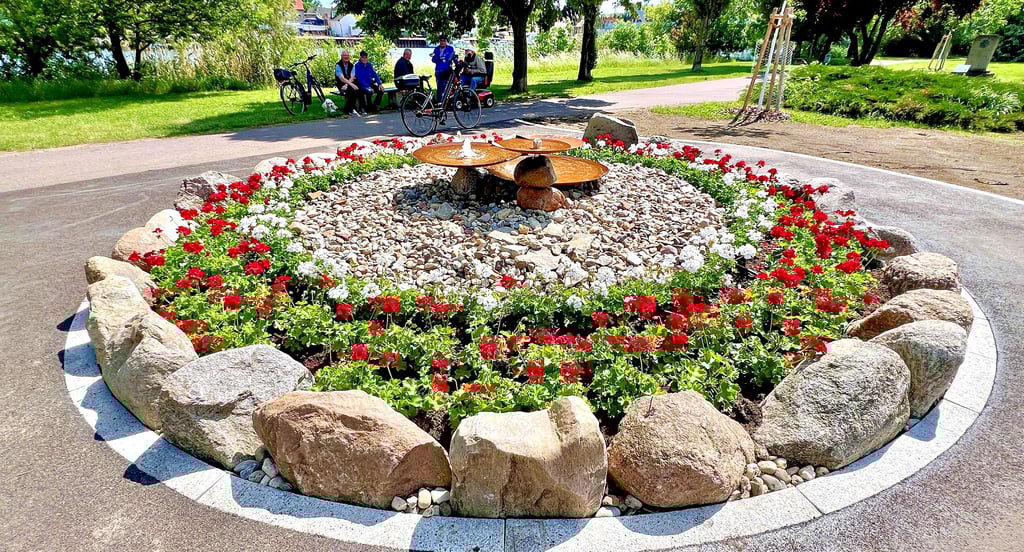 Nach langer Verzögerung konnte der Brunnen im vergangenen Jahr neu gebaut werden.
