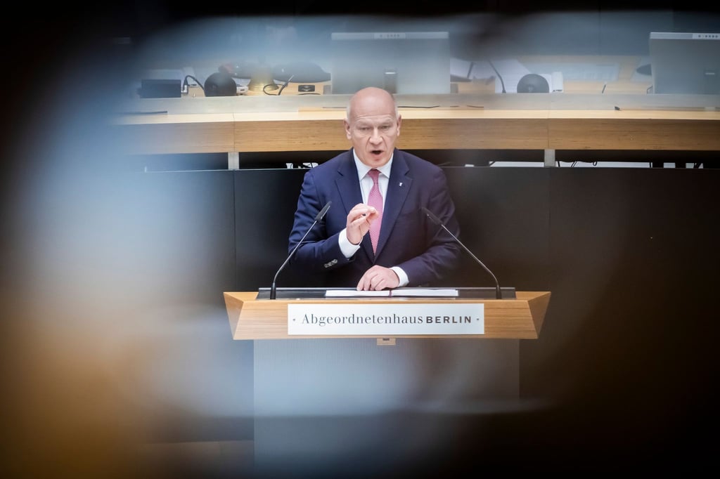 Nach der Regierungserklärung von Kai Wegner (CDU) im Abgeordnetenhaus wird eine kontroverse Debatte erwartet. (Archivbild)