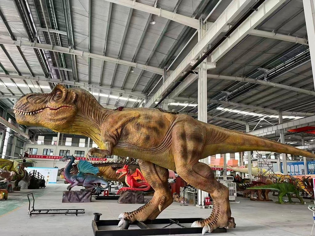 So sah der T-Rex in seiner Heimat China aus, bevor er nach Erfurt gebracht wurde.