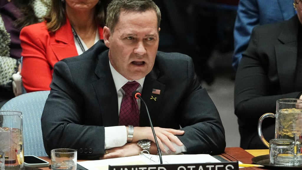 Der UN-Botschafter der USA, Michael Waltz, spricht im UN-Sicherheitsrat. (Archivfoto)