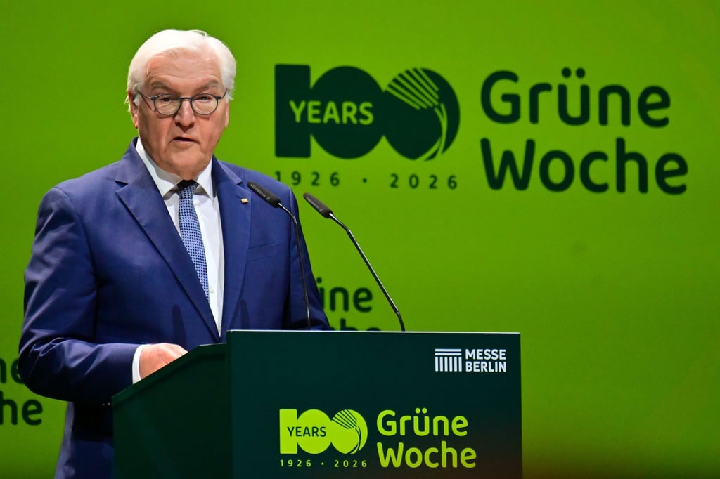 Bundespräsident Frank-Walter Steinmeier sprach bei der Eröffnungsfeier der 90. Ausgabe der Internationalen Grünen Woche. (Archivbild)