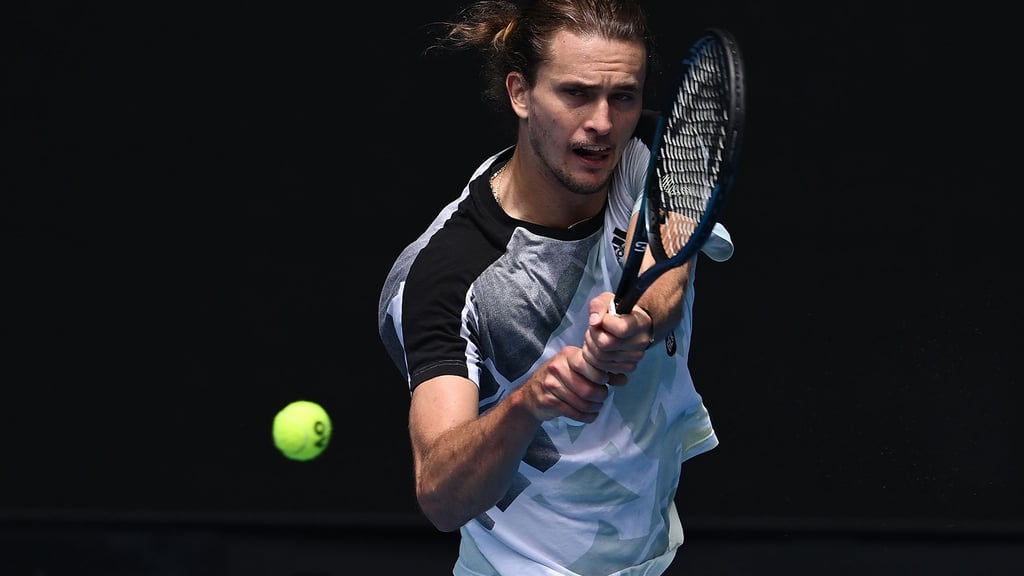 Alexander Zverev trainiert in Melbourne, um sein großes Ziel zu erreichen: den ersten Grand-Slam-Titel.