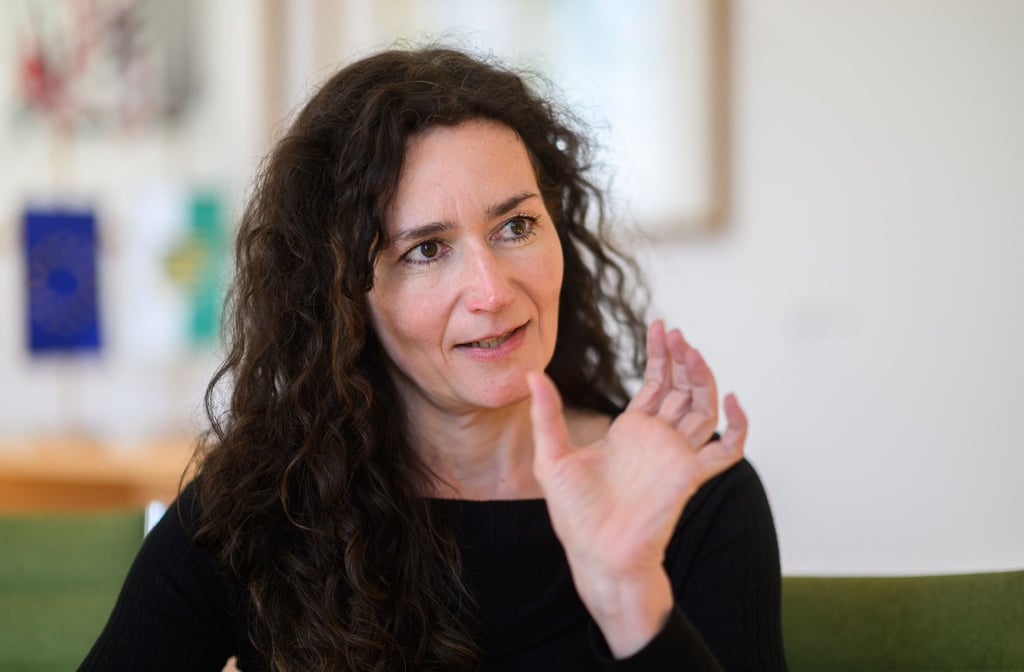 Sachsen Justizministerin Constanze Geiert (CDU) sieht Pläne zum Entzug des passiven Wahlrechts für wegen Volksverhetzung Verurteilte kritisch. (Archivbild)