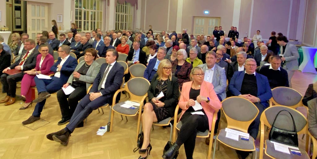 Zahlreiche Gäste aus Politik, Kultur und Wirtschaft waren beim gemeinsamen Neujahrsempfang der Stadtwerke und der Stadt Schönebeck. 