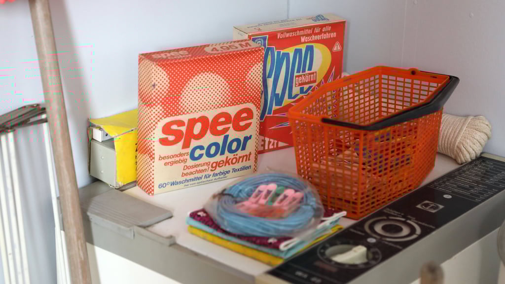 In der DDR wurde in vielen Haushalten ganz selbstverständlich mit Spee gewaschen - in der Waschmaschine WM 66.