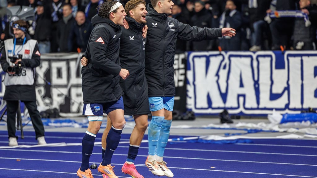 Der Einsatz von Reese (l.) und Dardai (m.) für Hertha BSC gegen Schalke ist ungewiss. (Archivbild)