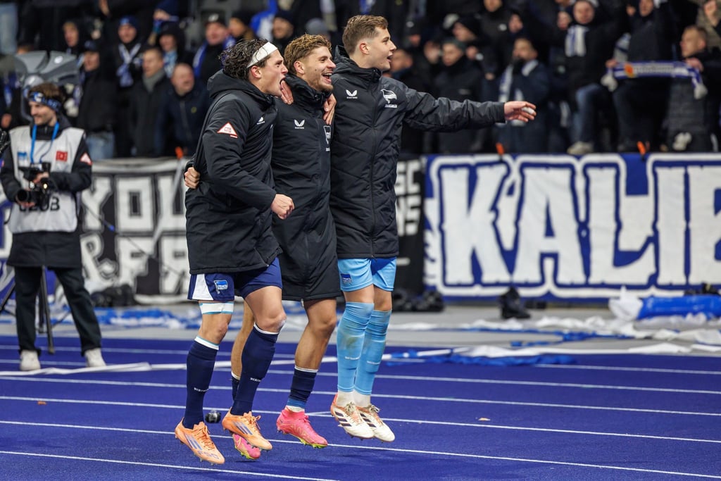 Der Einsatz von Reese (l.) und Dardai (m.) für Hertha BSC gegen Schalke ist ungewiss. (Archivbild)