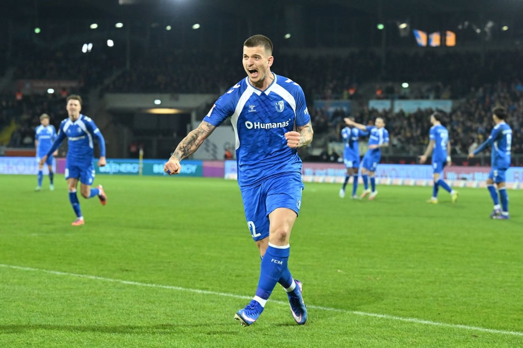 Mateusz Zukowski brachte Magdeburg per Abstauber in Führung